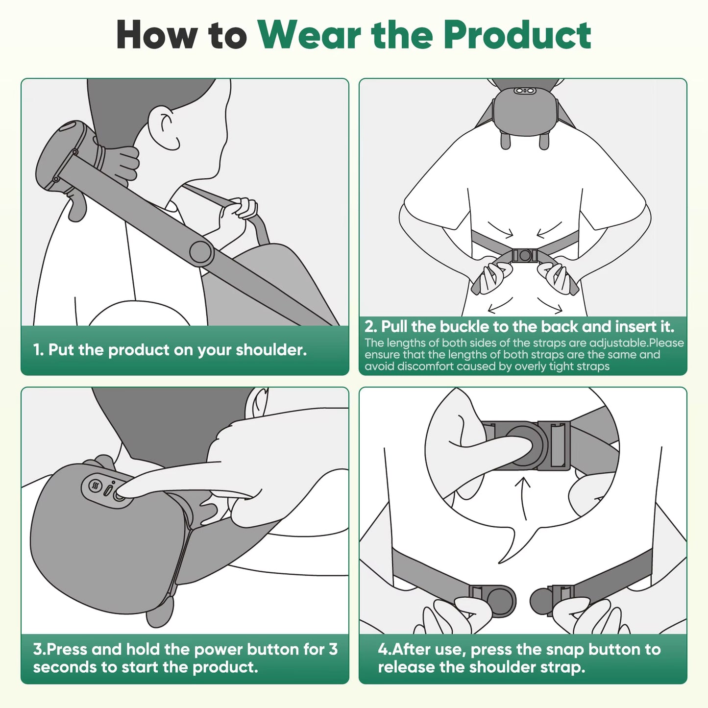 Bionic Neck & Shoulder Massager with Heat