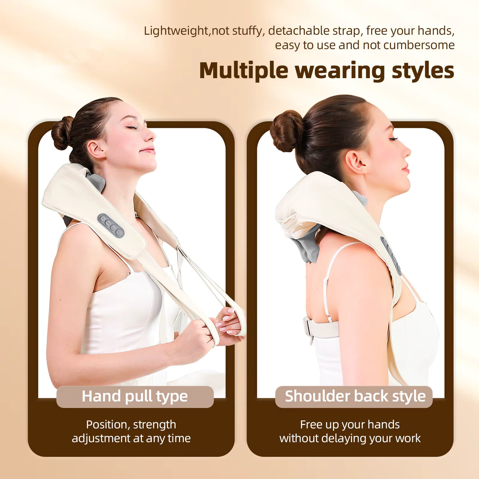 Premium 26W Brushless Neck & Shoulder Massager - Professional Grade