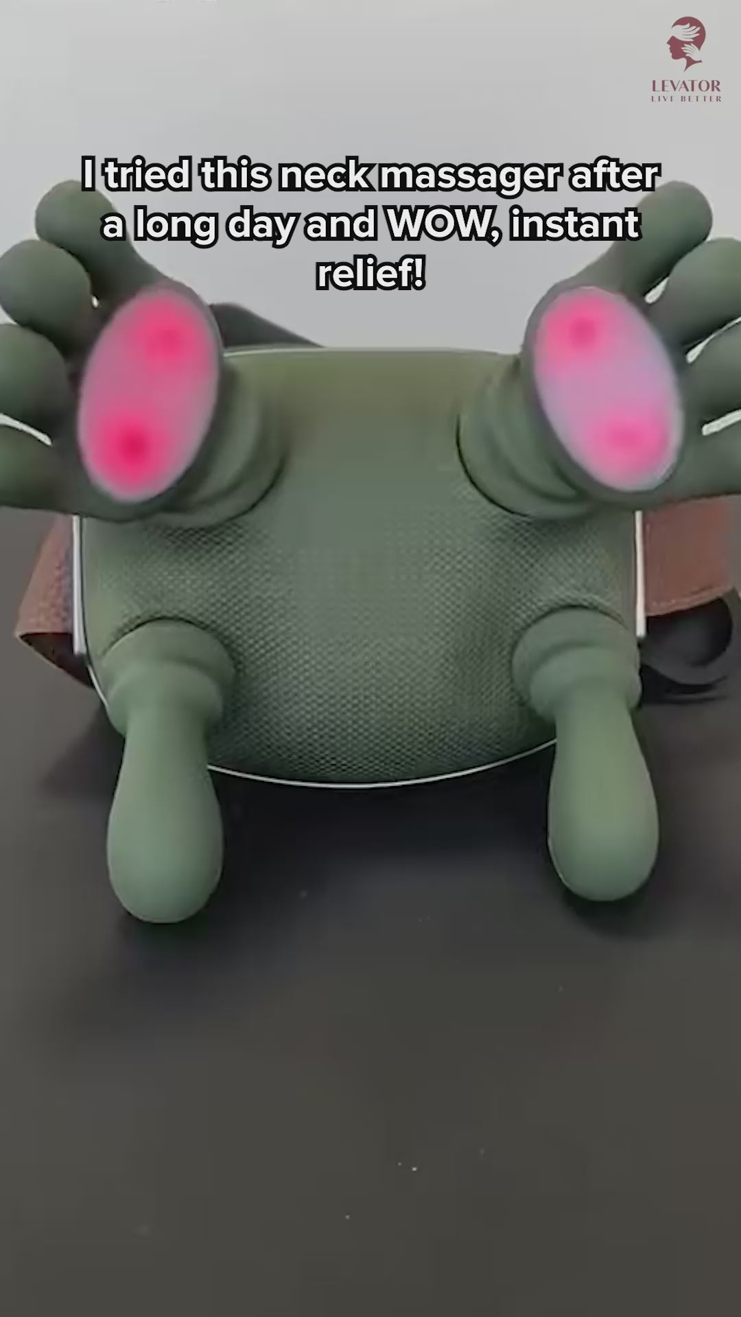 Bionic Neck & Shoulder Massager with Heat Therapy Wireless